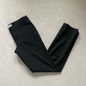 Gap low rise black trousers.